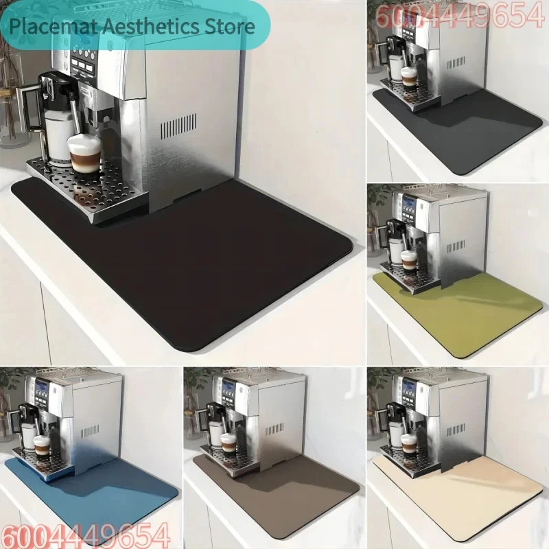 Bar Mat Rubber - Tapete Antiderrapante para Máquina de Café,