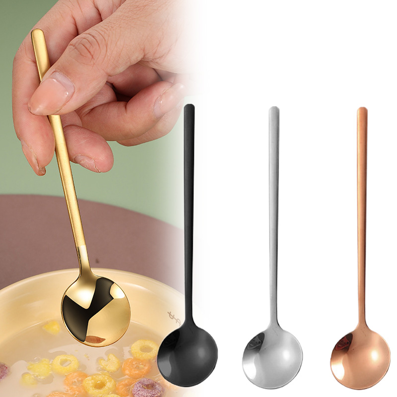 Ice Pick Pick - Colher de aço inoxidável engrossar alça