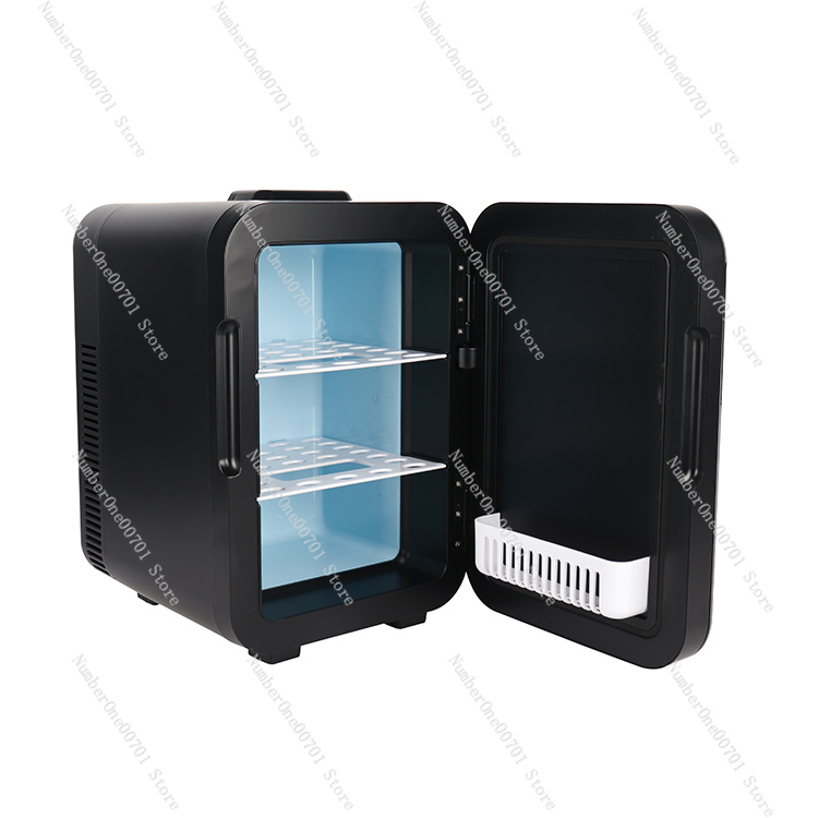 Home Bar And Fridge - Mini Refrigerador Portátil Preto de 10L