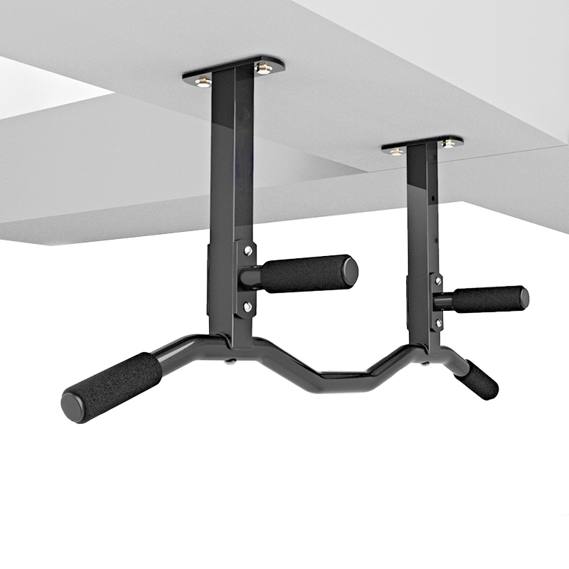 Home Bar Setup - Barra pull-up montada na parede para