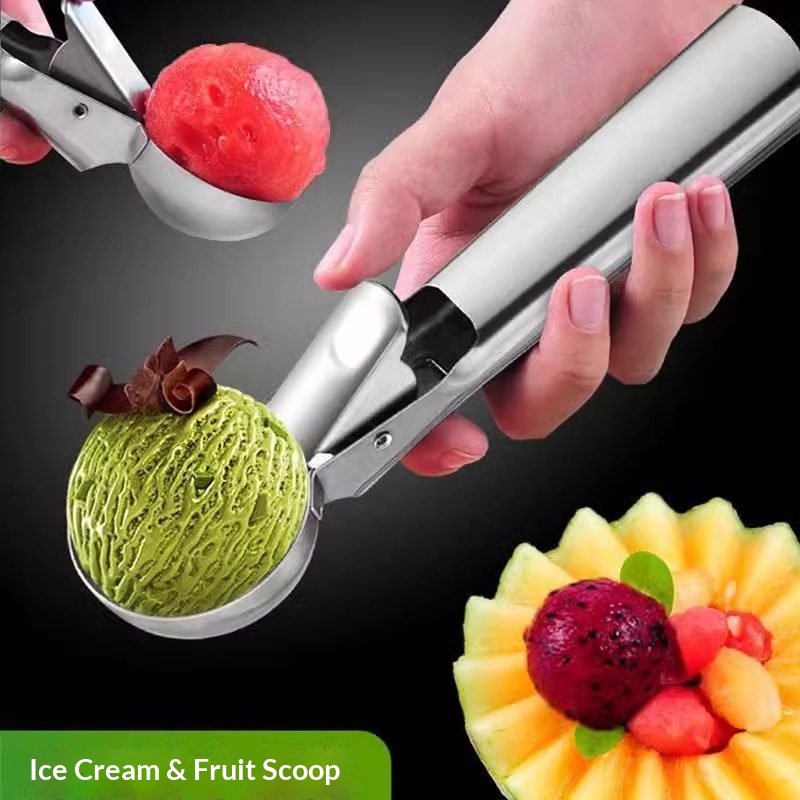 Ice Pick Pick - Colher de Sorvete de Aço Inoxidável