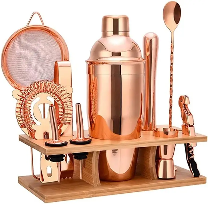 Boston Shaker Set - Kit de Bartender com 12 Peças,