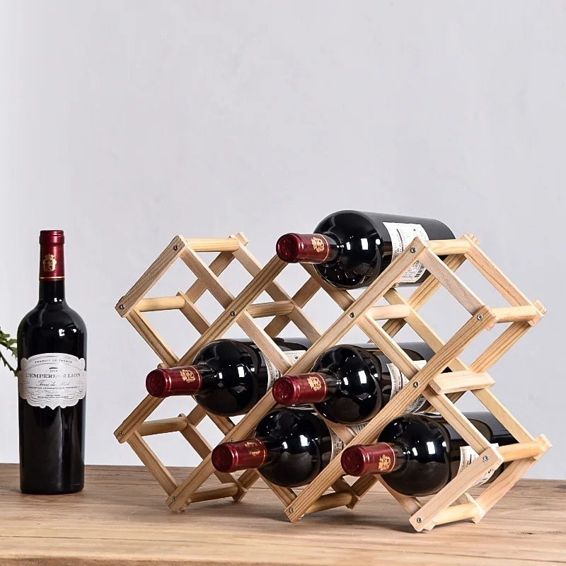 Home Bar Setup - Prateleiras empilháveis para armazenamento de vinho,