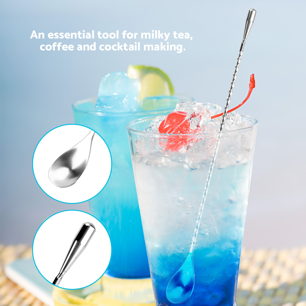 Bar Spoon Twisted - Colher de Bar em Aço Inoxidável