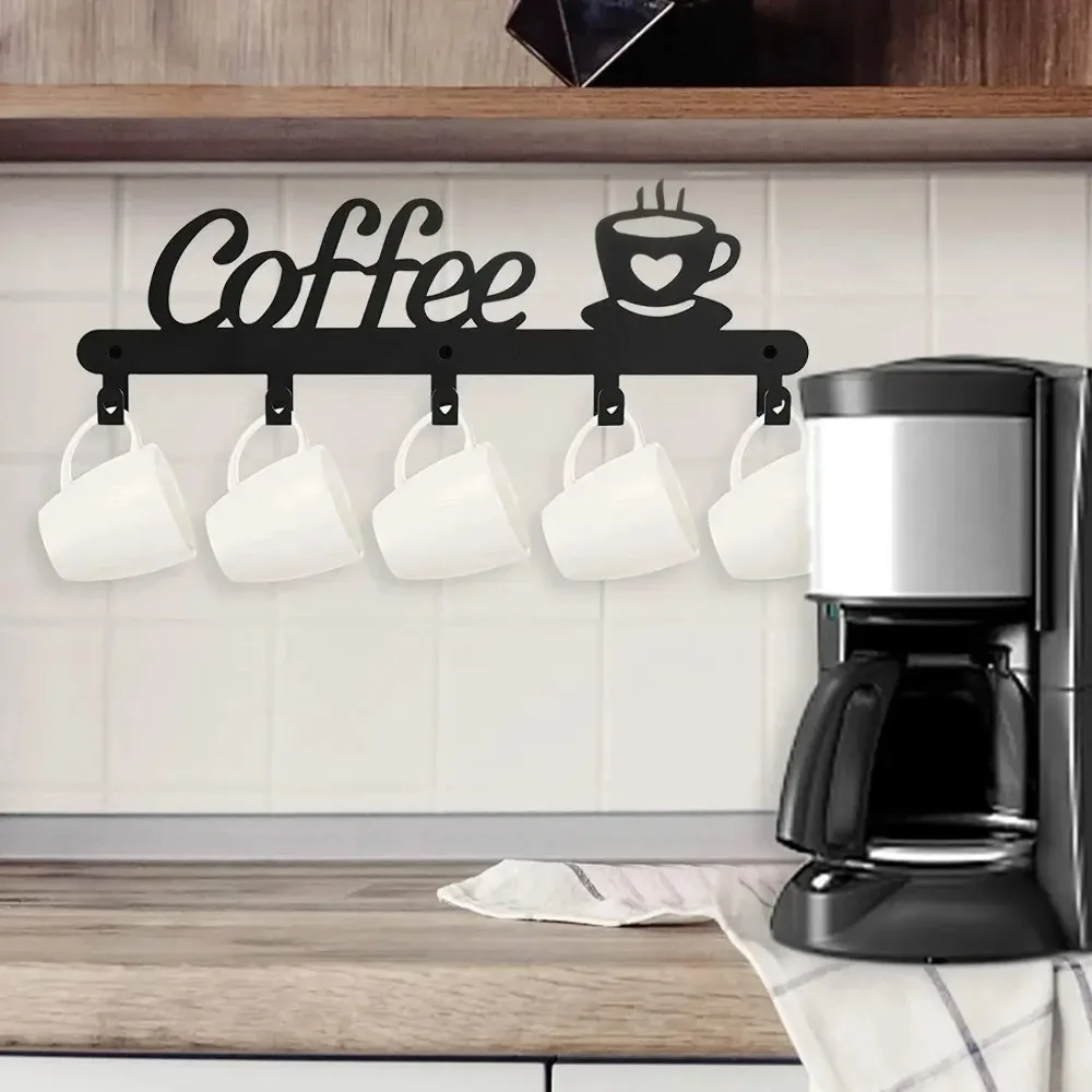 Home Bar Word - Suporte de Metal para Canecas de