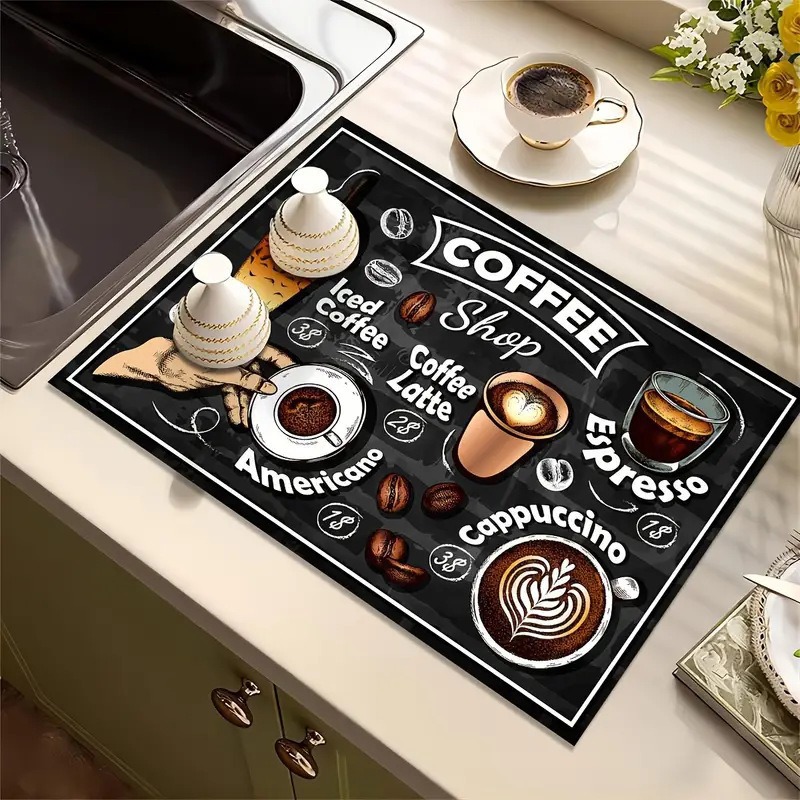 Tapete de Secagem Criativo com - Bar Mat Rubber avaliação e preço