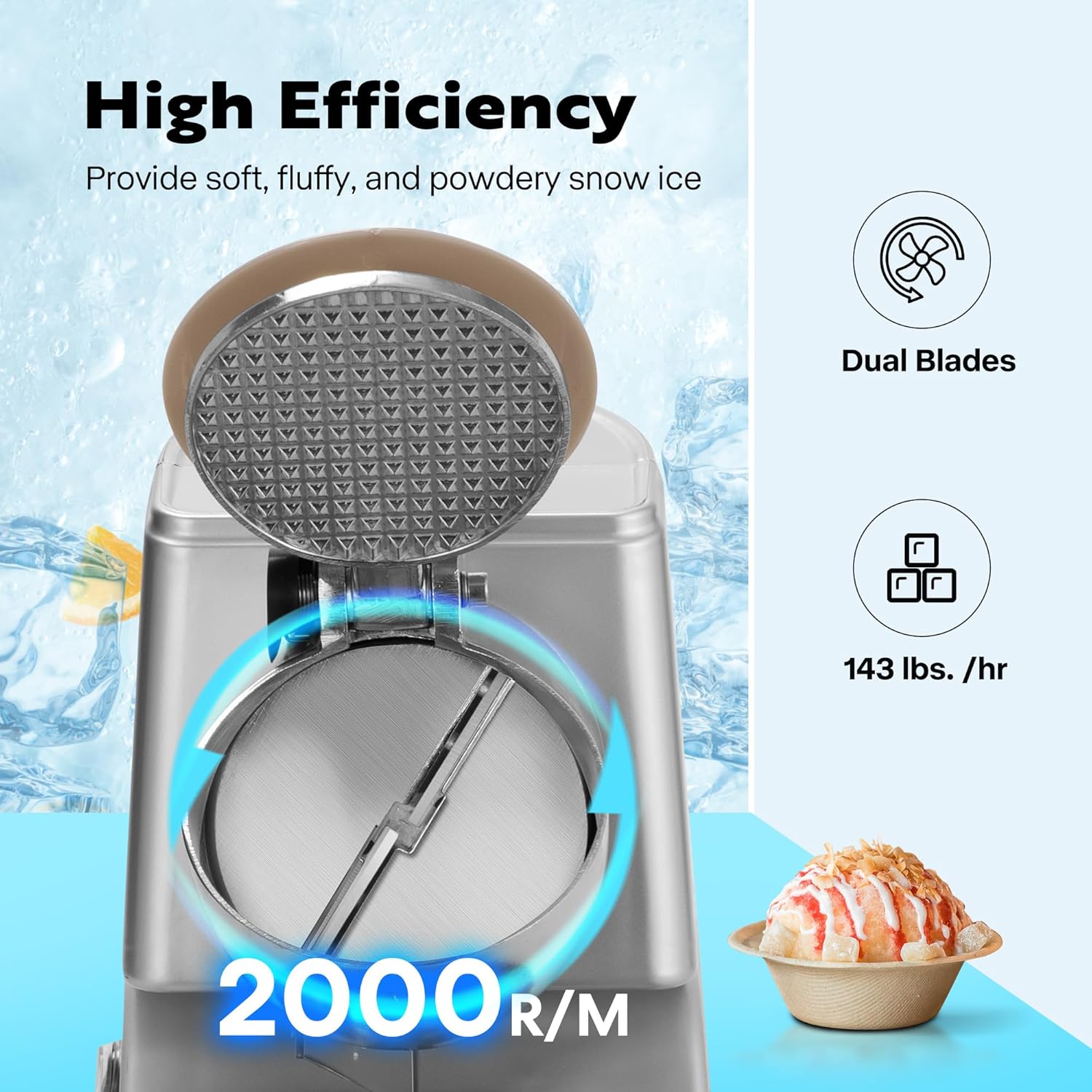 Máquina de Gelo Raspado Elétri - Ice Pick Pick avaliação e preço