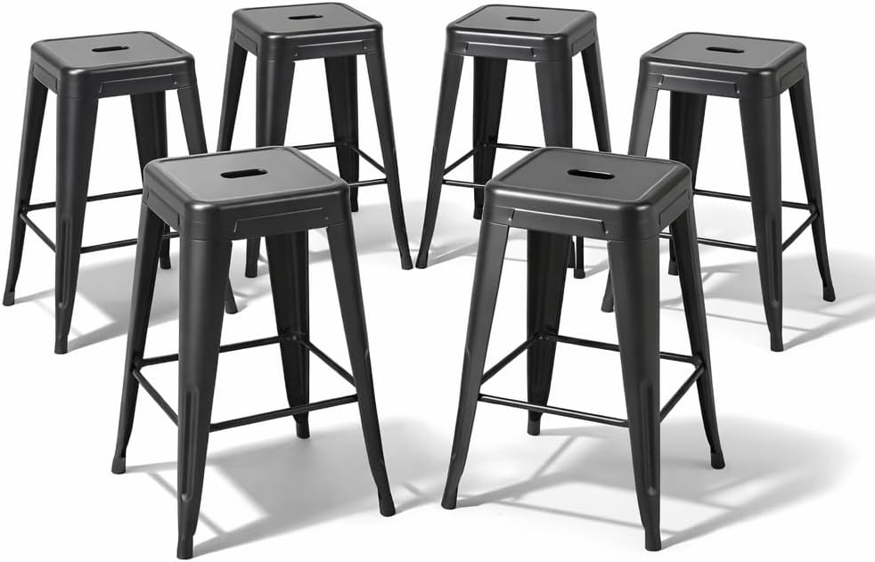 Conjunto de 6 Banquetas de Met - Home Bar Seating avaliação e preço