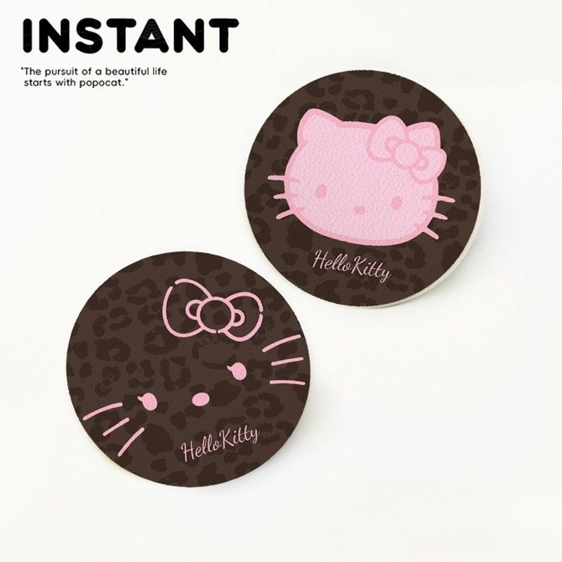 Olá kitty porta-copos de carro - Bar Mat Rubber avaliação e preço