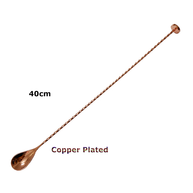 O envio gratuito de 40cm aço i - Bar Spoon Twisted avaliação e preço