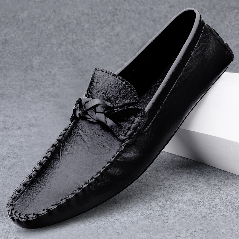 Sapatos masculinos de couro de - Home Barca avaliação e preço