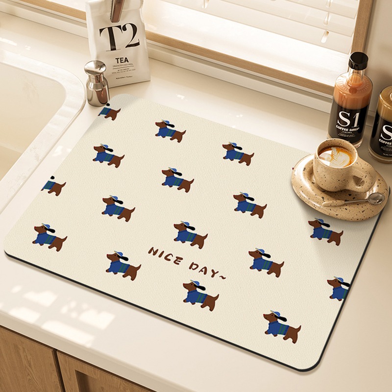 Tapete de secagem de cozinha e - Bar Mat Rubber avaliação e preço