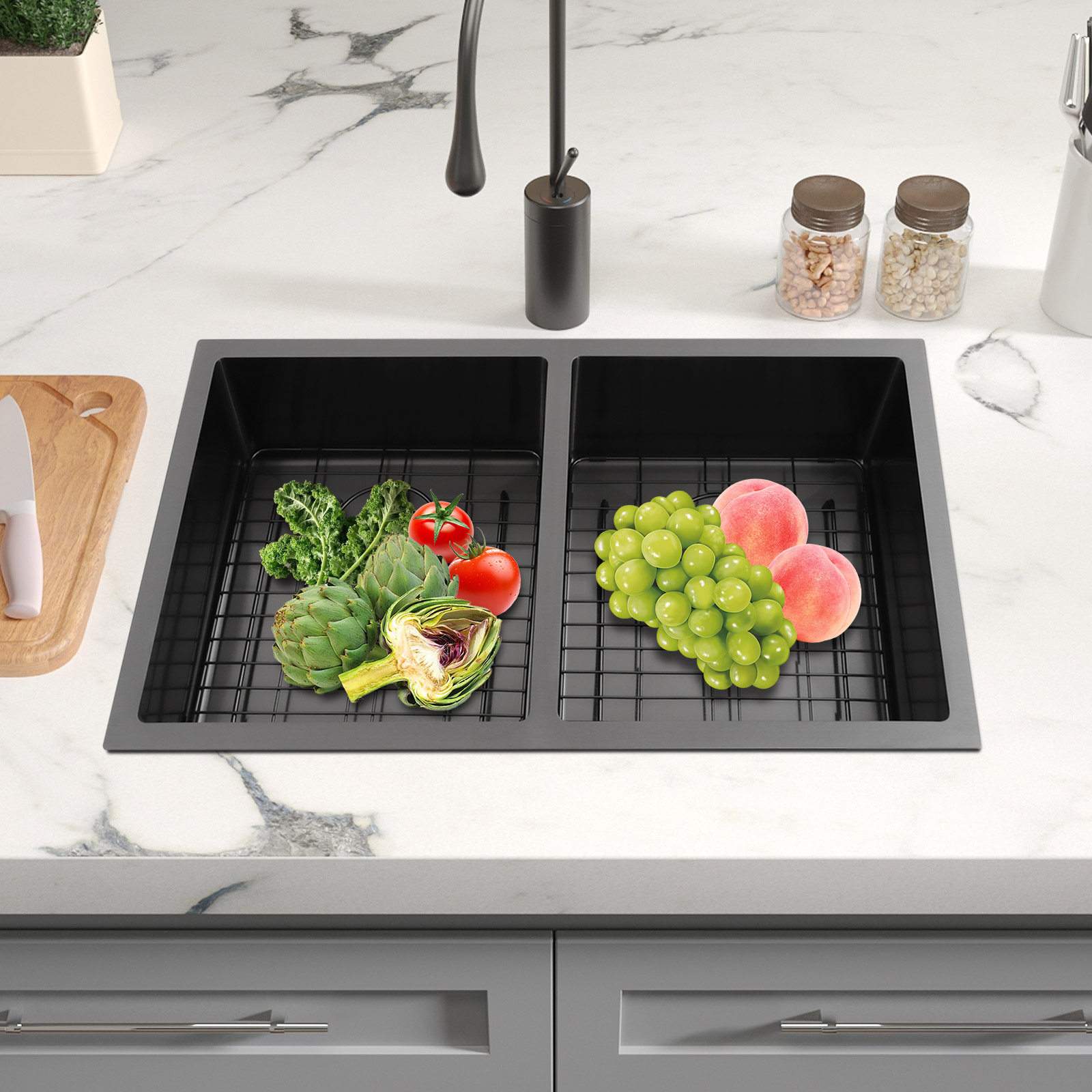 Pia de Cozinha com Duas Cubas, - Home Bar Sink avaliação e preço