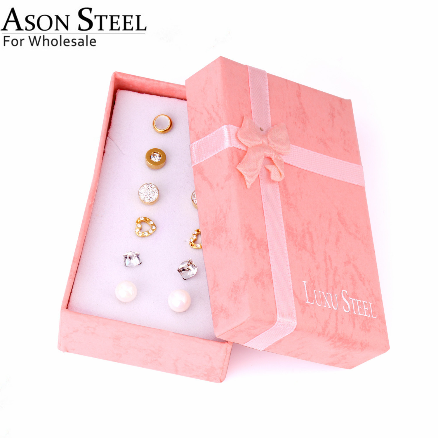ASONSTEEL-Brincos Cubic Zircon - Bar Cart Gold avaliação e preço