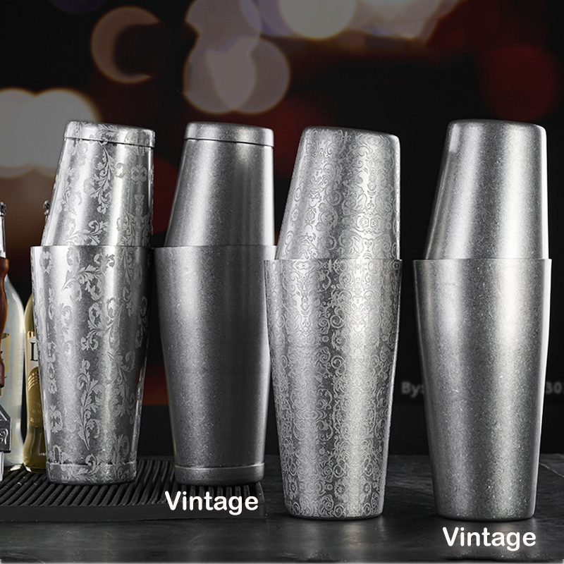 2 peças Boston Cocktail Shaker - Boston Shaker Set avaliação e preço