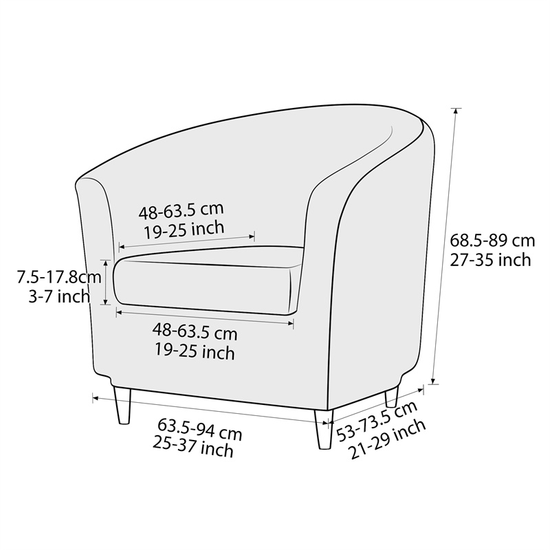 Capa elástica para poltrona de - Home Bar Seating avaliação e preço