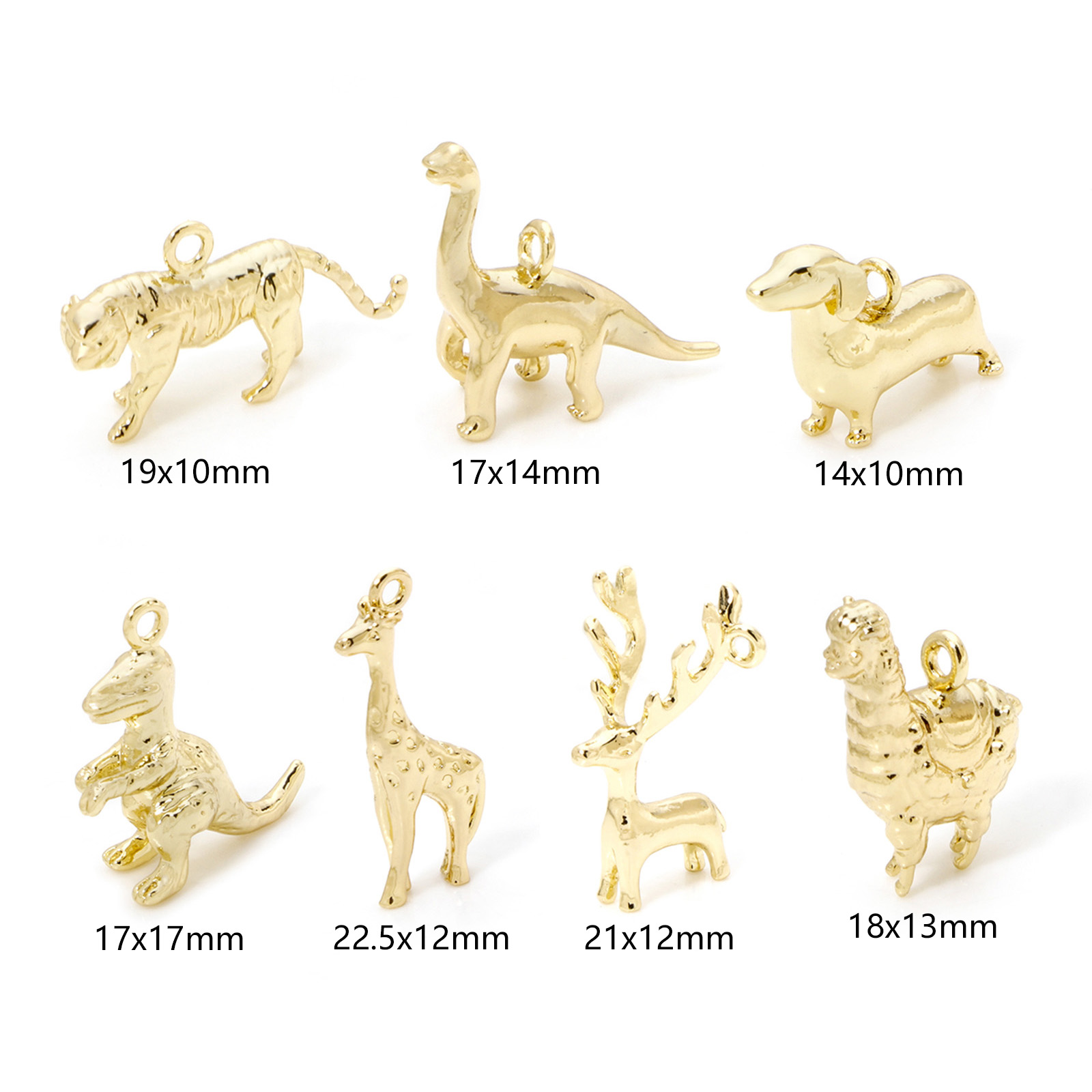 2 pçs encantos de bronze anima - Bar Cart Gold avaliação e preço