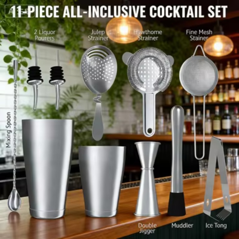 Conjunto de Ferramentas de Bar - Boston Shaker Set avaliação e preço