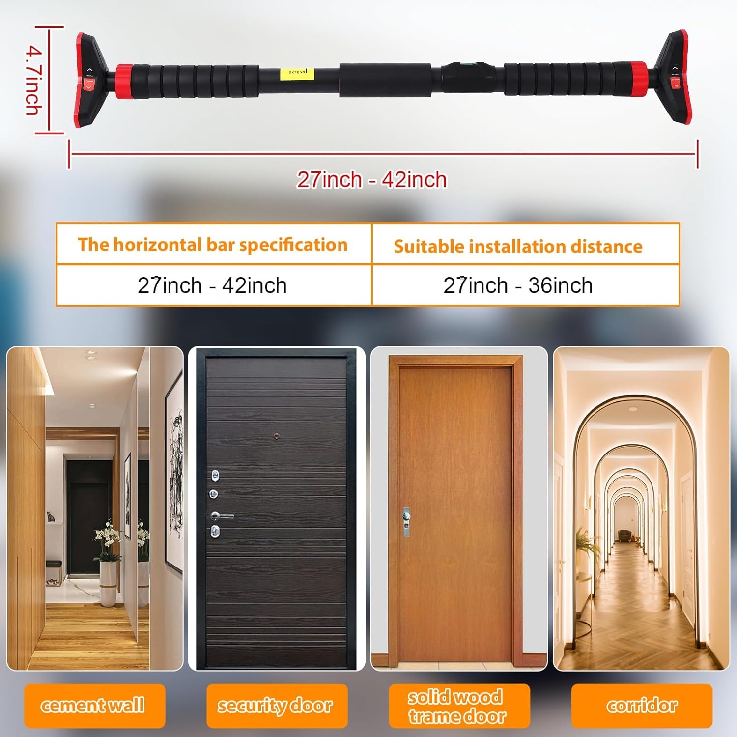 Barra de Exercícios para Porta - Home Bar Setup avaliação e preço