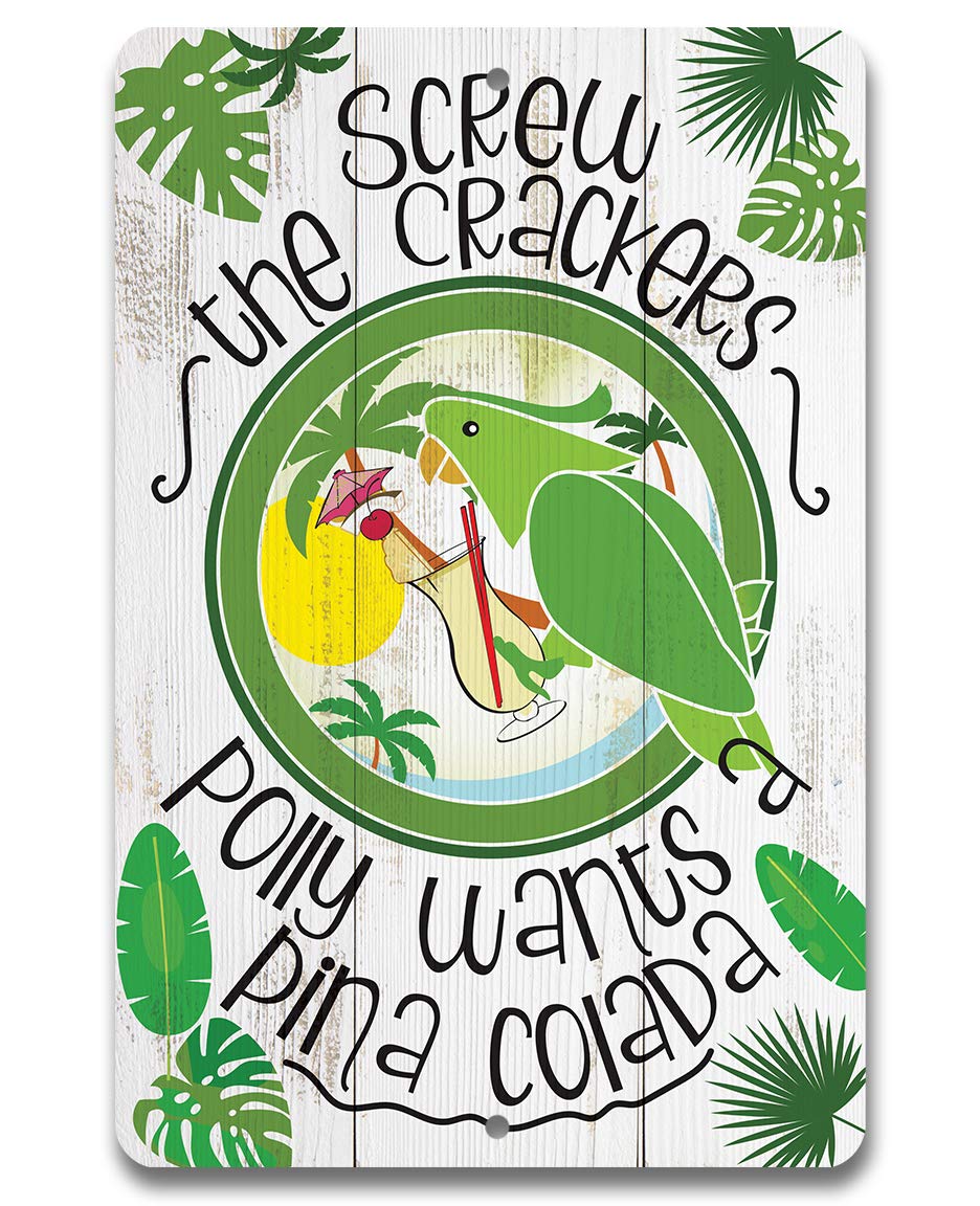 Polly Wants Pina Colada - Plac - Home Bar Setup avaliação e preço