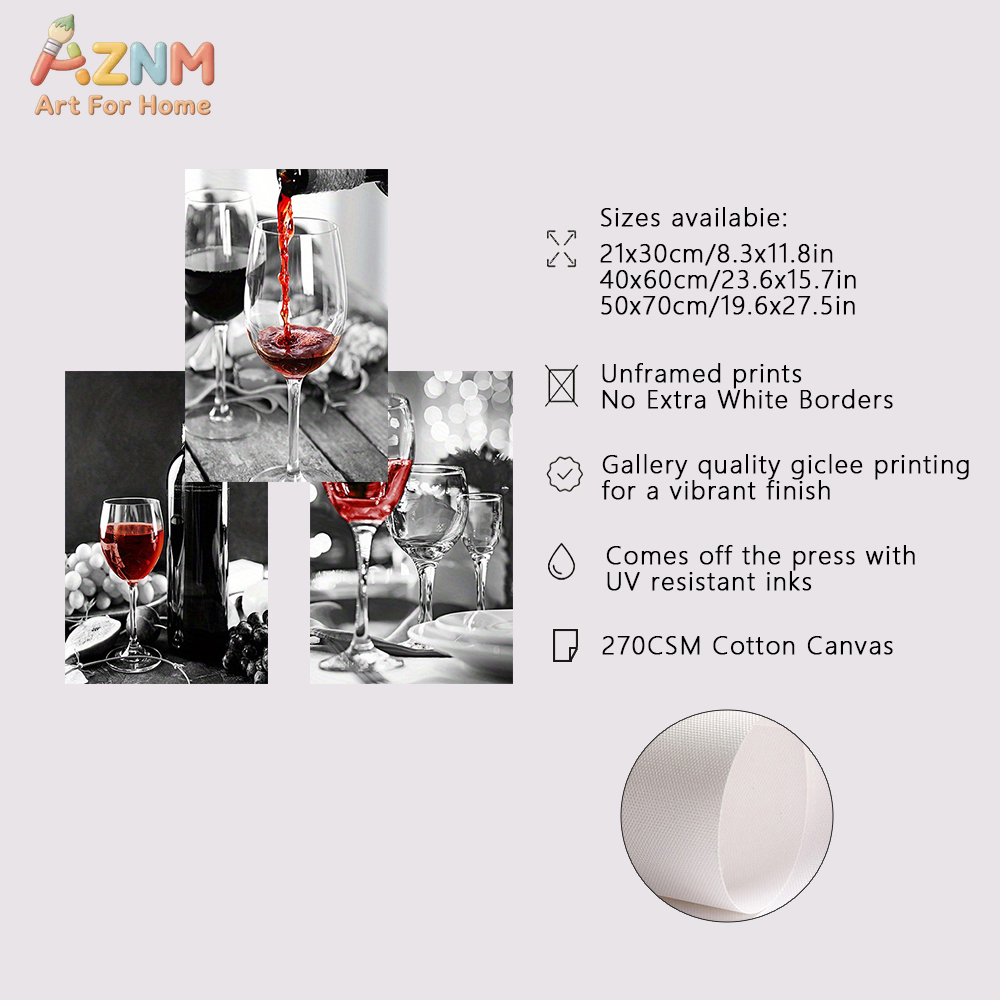 Conjunto de 3 Peças de Arte em - Home Bar Set avaliação e preço